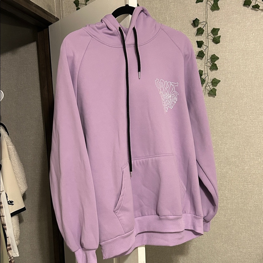 Lavender Hoodie with Front Pocket
